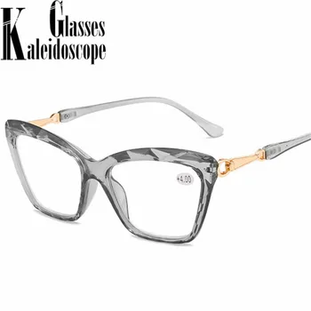  +1.0 1.5 2.0 2.5 až +4 Cat Eye Okuliare na Čítanie Ženy, Módny Dizajn Živice Presbyopia Okuliare Predpis Reader Okuliare