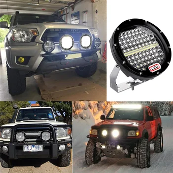  7 palcový 300W Kolo LED Reflektor Pracovné Svetlo Pre Jeep JK SUV Off Road 4X4 Vozidlo Vyzdvihnutie LED Reflektory Jazdy Lampa DC12-36V