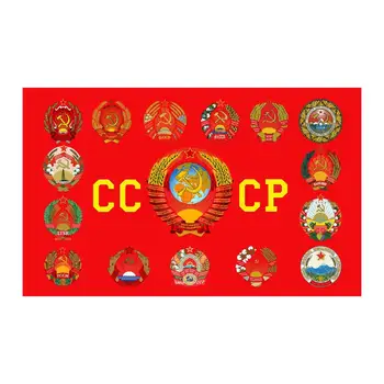 Yehoy 90x150cm ZSSR CCCP výsostné znaky Únie Sovietskeho Deň Víťazstva Vlajka