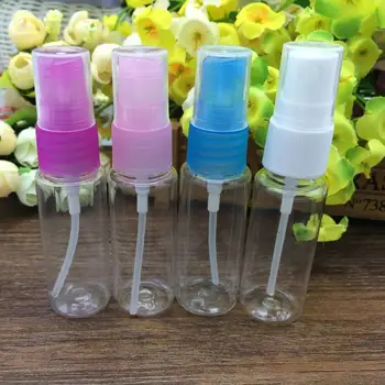  1 Ks Náhodné Farebné Fľaše Prázdne Naplniteľné Fľaše Prenosné Cestovných Veľkosť Kozmetika Kontajner Lotion Spray Rozprašovač Dropshipping
