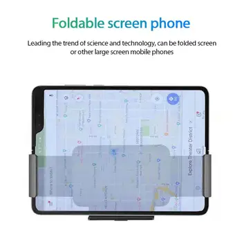  10W Auto Uchytenie Telefónu Mount Držiak Auta, Bezdrôtová Nabíjačka pre Xiao Samsung Galaxy Zložiť Z Fold 2 iPhone 11 XS Max Huawei Mate X