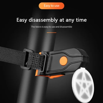 Multi Svetelné Režimy Bicyklov Svetla USB Rechargable Bicykel Zadné Svetlo MTB, Road Bike Noc Bezpečnostné Varovanie Lampa Požičovňa Accessorie