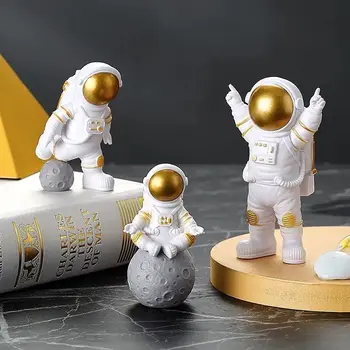  Jednoduché Roztomilý Živice Astronaut Miniatúrne Ozdoby Obchod Tabuľka Príslušenstvo Narodeninám Darčeky Remeslá Domov izba Ploche Socha Dekor