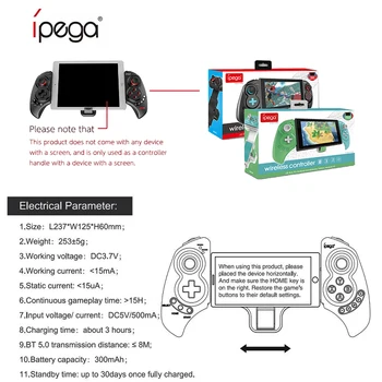  Ipega PG-9023S Gamepad Bezdrôtovej komunikácie Bluetooth Ovládač PUBG Spúšťa gamepad Android IOS pre TV Box Controle Tablet Radič