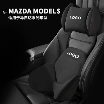  Zase srsť na Mazda MX5 auto bedrovej opierky hlavy podporu Mazda 2 Mazda 3 auto krku obliečky na vankúš bedrovej support