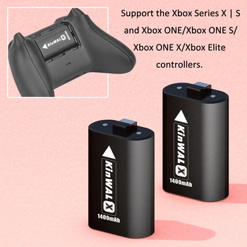  1pcs 1400mAh Nabíjateľná Li-ion batéria pre Xbox Série X/Y, Xbox Jeden, Xbox One S, Xbox One X, Xbox Jeden Elite