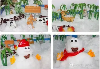  Vianočné Dekorácie Okamžité Snehu Magic Prop DIY Okamžité Umelý Sneh Prášok Simulácia Falošné Snehu Na Noc Strana