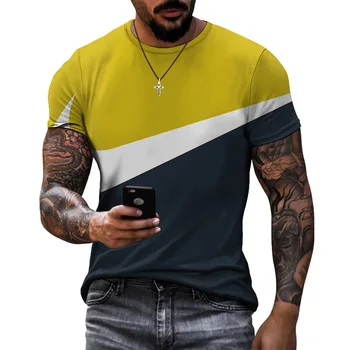  2021 nová osobnosť, šitie T-shirts 3D tlačené grafický t-shirt Letná novinka T shirt Nové goth kostým Nadrozmerné t-shirt mužov