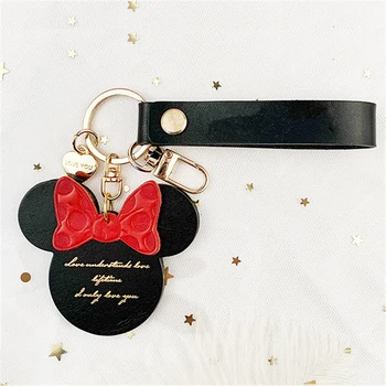  Disney Mickey Mouse Keychain pre Ženy Módna Taška Auto Kľúč s Príveskom, Kabelka Príslušenstvo Minnie Roztomilý Keychain Darčeky pre Deti