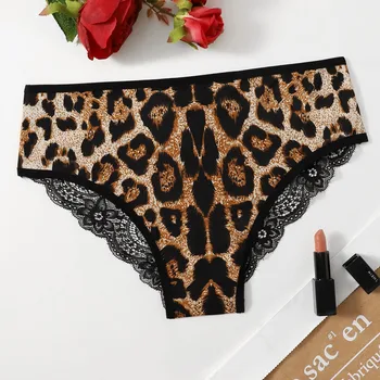  Leopard zmyselné spodné prádlo, ženy G-string Nohavičky Bielizeň, Nohavičky T string Tangá Low-Rise Bielizeň, Nohavičky plus veľkosť Príslušenstvo