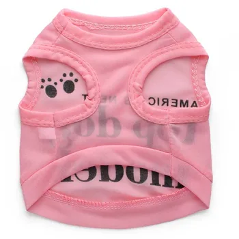  Letné Psa Vesta Oblečenie Šteňa Mačka Oblečenie pre Malé Psy Chihuahua Yorkshire Košele Pes Bavlna Tričko Vyhovovali Domáce Produkty