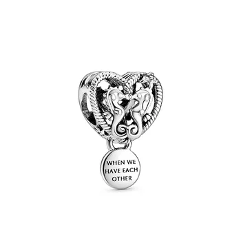  925 Sterling Silver Nové ružové zlato hviezdice tichom Prívesok Charms DIY jemné korálky Fit Pôvodné Kúzlo Náramok Pandora Šperkov