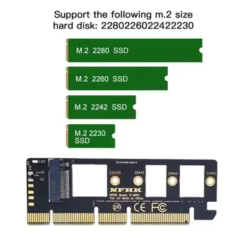  NVME SSD M2 PCIE 1x PCIE Adaptér Na M2 Adaptér M. 2 NVME SSD Do PCI Express X1 Karta Stúpačky Adaptér M Kľúč Pre 2230-2280 M2 SSD