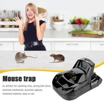  5 KS Plastových Myši, Myšou Pasce Pasca pasca na myši Catcher Vrah Škodcov a opakované použitie Myši Catcher Svorky Modulu Mouse Trap