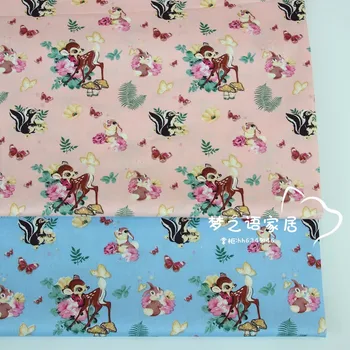  Baby&child Bavlna Kvetinový Jeleň Textílie,DIY posteľnej bielizne a Textílií,Šitie, Prešívanie Tuku Štvrtiny Materiál