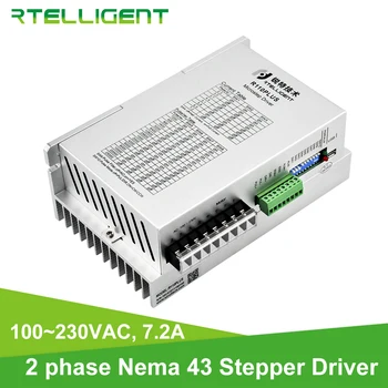  Rtelligent 2 Fázy Nema 43 Vysoké Napätie Digitálne Stepper Motor Ovládač s USB Portom 100~230VAC 7.2 pre 110 mm Stepper Motor