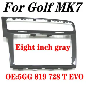  Pintura de Klavír para Golf Mk7 Passat B8 Tiguan MK2 embellecedor de pantalla de 8 y 9, placas de Radio,marco de Panel decorativ