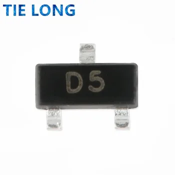  100ks/veľa SMD Tranzistorov MMBD4148CC Package SOT-23 sieťotlač D5 0.2 A/100V SMD Prepínanie Dióda