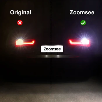  Zoomsee 2ks Biela Zadnej LED Pre Infiniti QX70-2017 Canbus Exteriéru Zálohy Svetlo bez Chýb Zadné Ostrohové Žiarovka Lampa Vozidla
