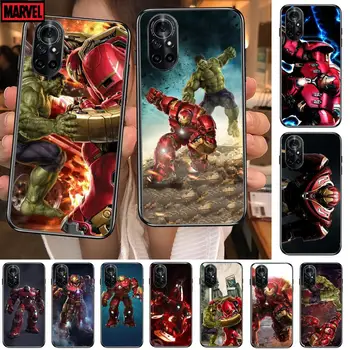  Marvel Anti-Hulk Battlegear Jasné, Telefón puzdro Na Huawei Honor 20 10 9 8A 7 5T X Pro Lite 5G Black Etui Coque Hoesjes Komické Fas