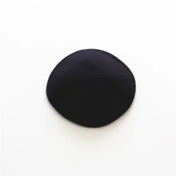 Black Kippah Židovskej Pevné Kvalitné čiapočku klobúk 16 cm Kipot Kippot Židovskej Spp