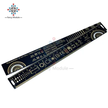  25 cm PCB Pravítko Na Elektronických Inžinierov Pre Maniakov, Tvorcovia Pre Arduino Fanúšikov PCB Odkaz Pravítko PCB Balenie Jednotky V2 - 8