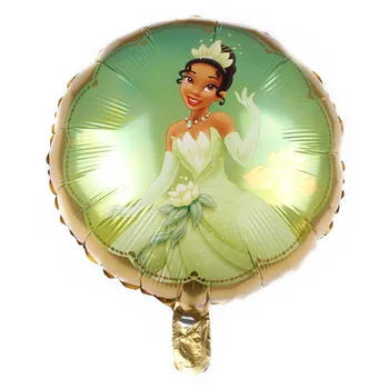  1pc/3ks/5 ks Série Princezná Rapunzel 16inch Mini Fólie 18-palcové Tiana Kolo Balón Dievčatá Prospech Narodeninovej Party Decor