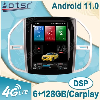  128G Android 11 Multimediálne Video Prehrávač, GPS Navigáciu Pre Mercedes Benz Vito 3 - 2020 autorádia Auto Stereo Jednotka 2Din DSP