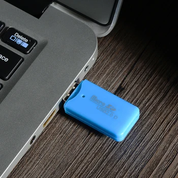  Jednoduchý USB 2.0 Micro SD TF Flash Pamäte a Čítačky Kariet Mini Prenosný Plastový Adaptér Pre Notebook SH Mobilného Prevodníky Card Reader