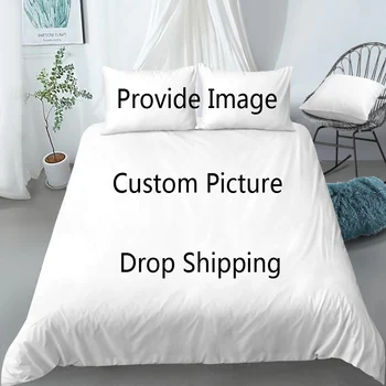  Domáci Textil, Luxusné 3D Vlastný Obrázok Perinu Nastaviť a obliečka na Vankúš Deti posteľná bielizeň Nastaviť AU/EÚ/VB/USA, Queen a King Size Postelí