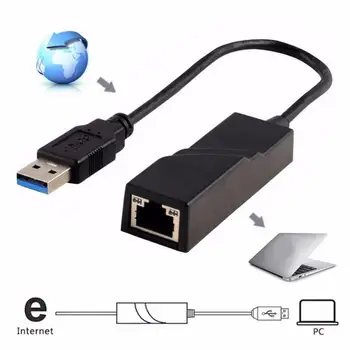  USB 3.0 Adaptér siete Ethernet Sieťová Karta USB 3.0 Na RJ45 Gigabit Lan na Internet, Na Počítač Pre Macbook Notebook Usb, Ethernet