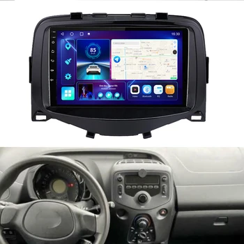  8+128G autorádia Android 10.0 Multimediálne Pre Toyota Aygo Peugeot 108 Citroen C1 2016 Bezdrôtový Carplay Auto DSP GPS IPS 1280*720P