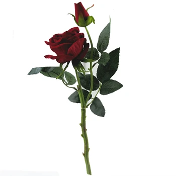  1pc Romantické Ruže Umelý Kvet DIY Červené Biele, ružové a Hodváb Falošné Kvet pre Strán Domov Svadobné Dekorácie Valentína
