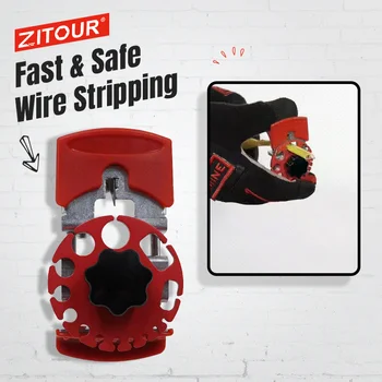  Zitour® Univerzálny Ručný Rýchle Striptérka Elektrických Drôtov Demolisher Prenosné Striptérka Multi-Nástroj Kliešte Náradie Drôtené Káblové Fréza