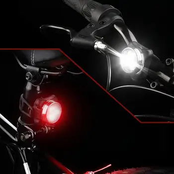  Bicykel Zadné Svetlá Mini LED Požičovňa Hlavy Prednej strane koncových svetiel Prilbu Batoh Svetlá Usb Spoplatnené Bezpečnostné Upozornenie Cyklistické Svetlo 2021