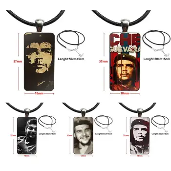  Pre Ženy Choker Che Guevara Ocele Farba Skla Cabochon S Obdĺžnik Tvarované Choker Príveskom Náhrdelník