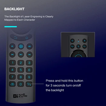  Vzdialený Spínač Prenosné Diaľkové Ovládanie diaľkové Smart Hlas, Diaľkové Ovládanie 2.4 G RF Vzduchu Bezdrôtová Myš pre G20BTS PLUS TV Box