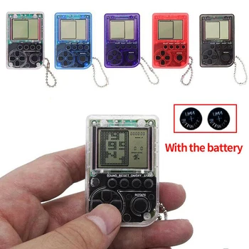 Mini Herné Konzoly Tetris S Kľúčom Retro Classic Nostalgické Mobilné Hry Hráč Deti Deťom Darčeky