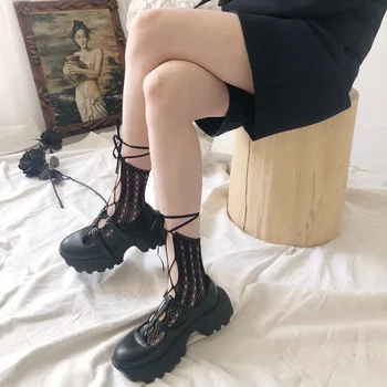  Ženy, Dievčatá Slúžka Čipky Členkové Ponožky Krásne Roztomilé Vintage Retro Lady Princezná Ponožky Lolita Ponožky Lolita Anime Príslušenstvo