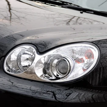  Pre Hyundai Sonata 2003-2007 Auto Ľavej a Pravej Strane Svetlometu Jasné, Kryt Objektívu vedúci svetlo lampy Tienidlo Shell