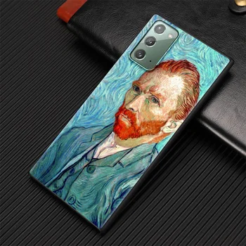  Pre Samsung Galaxy Note 20 Ultra 10 Plus 10 Lite Poznámka: 8 10 Fundas Mäkké Capa Silikónové Čierne Prípadoch obrazov Van Gogha, Hviezdna Noc