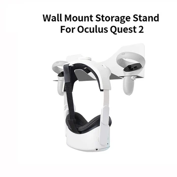  Wall Mount Kovový Stojan Hák Pre Oculus Quest 2 Príslušenstvo VR Headset Radič Okuliare Pre Quest Rift-S HP Reverb G2 HTC Vive
