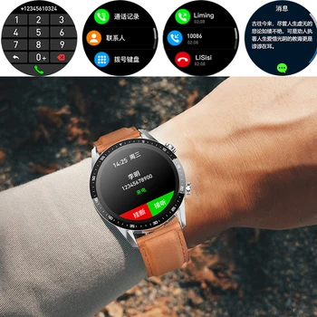  2021 Nové Inteligentné Hodinky Mužov Vlastné Dial plne Dotykového Displeja Vodotesný Smartwatch Bluetooth Hovor Športové Smart hodinky Fitness Tracker