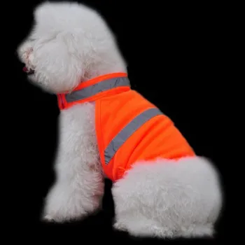  Vysoká Viditeľnosť Bezpečnostná Reflexná Vesta Oblečenie Fluorescenčné Psa na Lov Bezpečnosti Bunda, Kabát pre Psa, Oranžová, Zelená