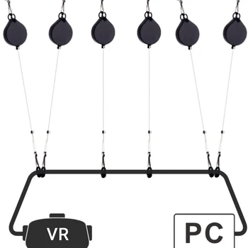  6pcs Tichý VR Kábel Kladka Systém pre HTC Vive/Vive Pro/Oculus Špáry/Sony PS/Windows VR/Ventil index VR kábel riadenia nastaviť