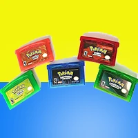  32-Bitová verzia Pamäť, Video Hry, Kazeta S Konzoly Karta Vhodná pre Nintendo GBA Pokémon Lesklé Nálepky EÚ/FRA/Spian/USA Jazyk
