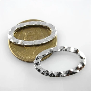  20pcs Vintage Strieborný Kovový Kruh, Kolo zobrazili kľúčové tlačidlá pre Prívesok Šperky Čo DIY Handmade Šperkov Náhrdelník 11622