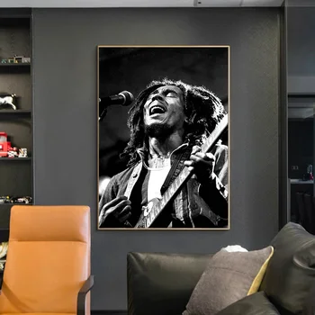  Klasický Portrét Umelecké Plátno na Maľovanie Cuadros Bob Marley Plagáty a Tlačí na Steny Umenie Obrázok pre Obývacia Izba Domáce Dekorácie