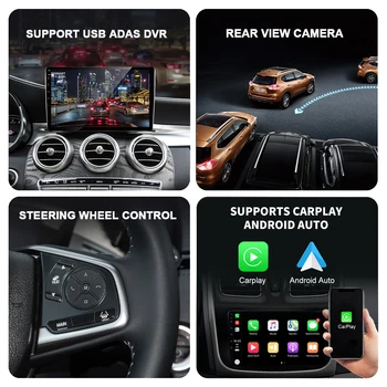  8G 128G Android 10 Auto Multimediálne Rádio Prehrávač Pre Subaru Outback 4 Legacy 5 2009 - GPS Stereo DSP Carplay OBD BT Zozadu