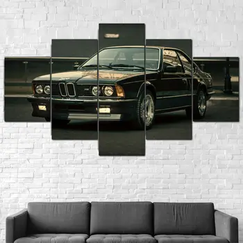  Nie Zarámované 5 kusov M-Série E24 CSi M635 Auto Domova Obrázky na Plátne Obrazy Plagáty na Stenu Umenie Pre Obývacej Miestnosti Dekorácie